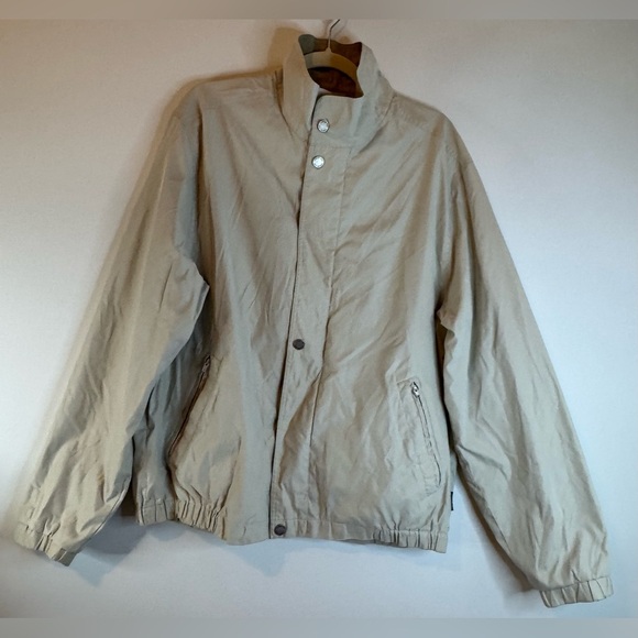 London Fog Other - London Fog Men’s Khaki Bomber Jacket Size L